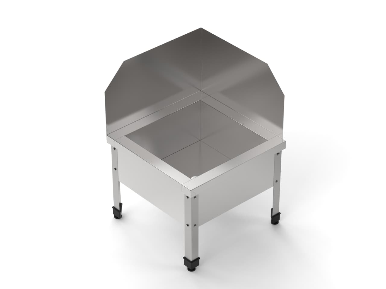 Ванна моповая ВмопБ со сварной ёмкостью и бортом